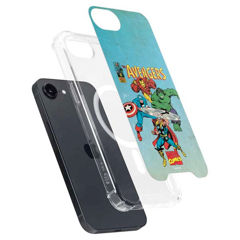 Marvel Classic Comics The Avengers iPhone 16e MagSafe Case