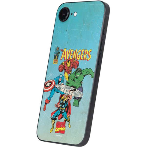 Marvel Classic Comics The Avengers iPhone 16e Skin