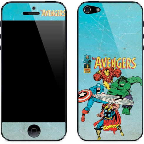 Marvel Classic Comics The Avengers iPhone 5/5s/5SE Skin
