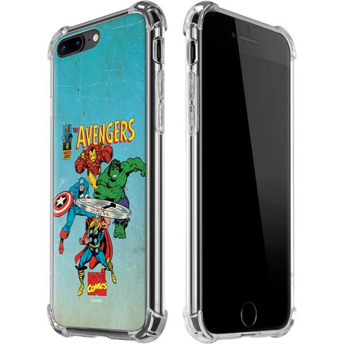 Marvel Classic Comics The Avengers iPhone 7/8 Plus Clear Case