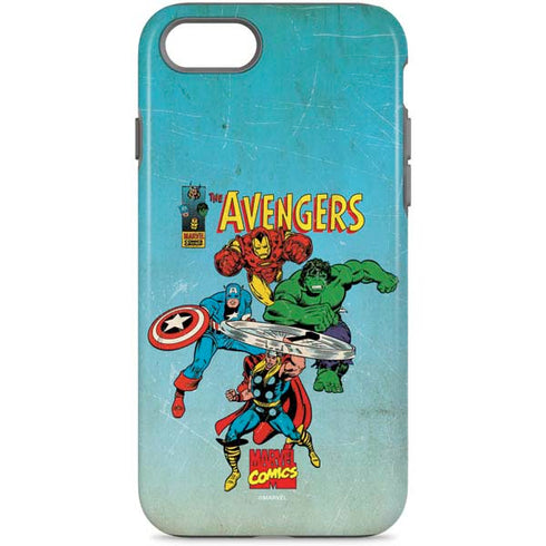 Marvel Classic Comics The Avengers iPhone 8 Pro Case