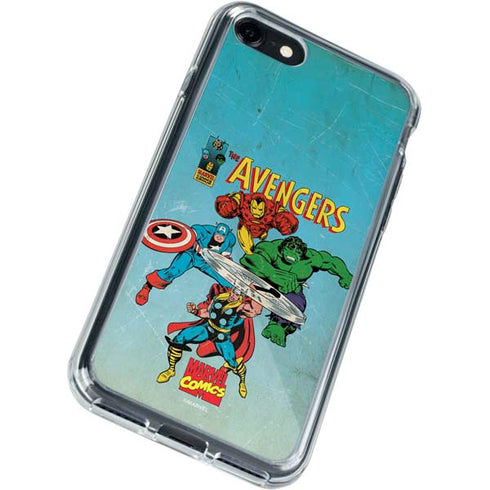 Marvel Classic Comics The Avengers iPhone SE (2nd & 3rd Gen) Clear Case