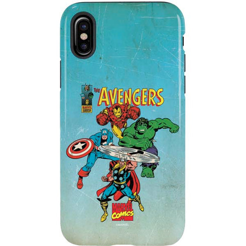Marvel Classic Comics The Avengers iPhone XS Pro Case