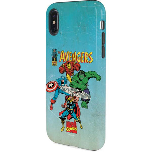 Marvel Classic Comics The Avengers iPhone XS Pro Case