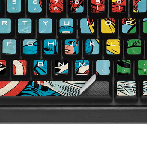 Marvel Classic Comics The Avengers K95 RGB PLATINUM Mechanical Gaming Keyboard Skin