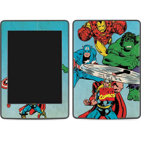 Marvel Classic Comics The Avengers Amazon Kindle Skin