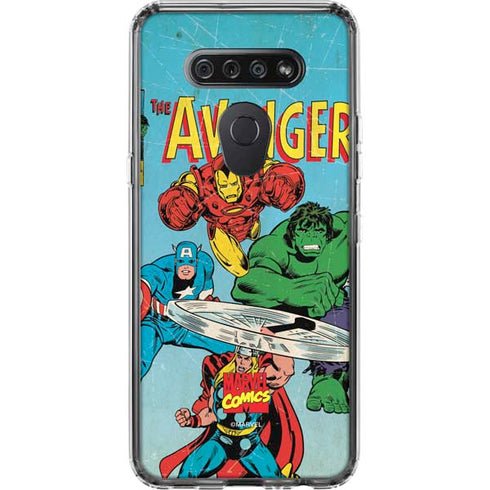 Marvel Classic Comics The Avengers LG K51/Q51 Clear Case