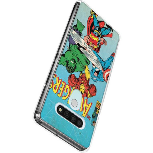 Marvel Classic Comics The Avengers LG Stylo 6 Clear Case