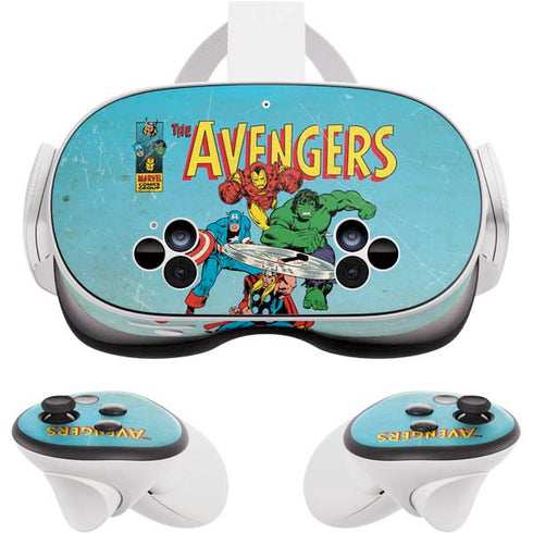 Marvel Classic Comics The Avengers Meta Quest 3S Skin