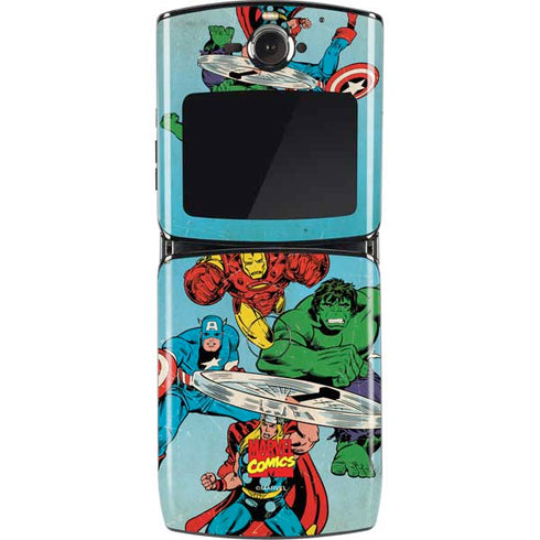 Marvel Classic Comics The Avengers Motorola RAZR Skin
