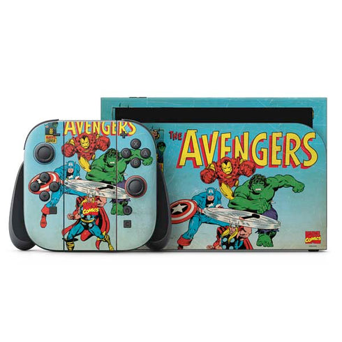 Marvel Classic Comics The Avengers Nintendo Switch 2 (2025) with Joy-Con Skin