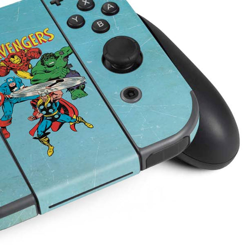 Marvel Classic Comics The Avengers Nintendo Switch Bundle Skin