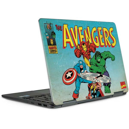 Marvel Classic Comics The Avengers Notebook 9 Pro 13in (2017) Skin