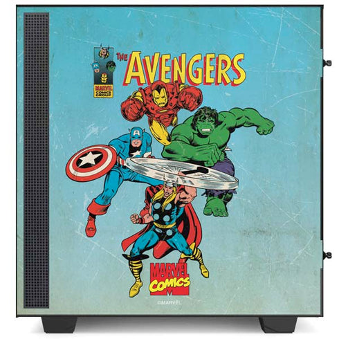 Marvel Classic Comics The Avengers NZXT H510 Compact ATX Mid-Tower Case Skin