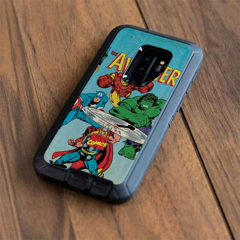 Marvel Classic Comics The Avengers Otterbox Defender Galaxy Skin