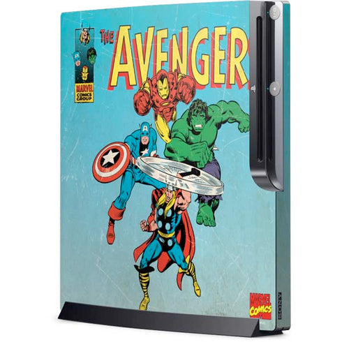 Marvel Classic Comics The Avengers Playstation 3 & PS3 Slim Skin