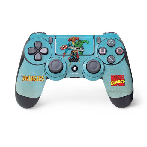 Marvel Classic Comics The Avengers PS4 Controller Skin