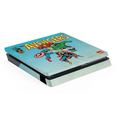 Marvel Classic Comics The Avengers PS4 Slim Skin