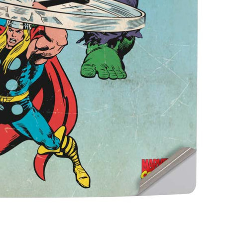Marvel Classic Comics The Avengers PS5 Console Skin