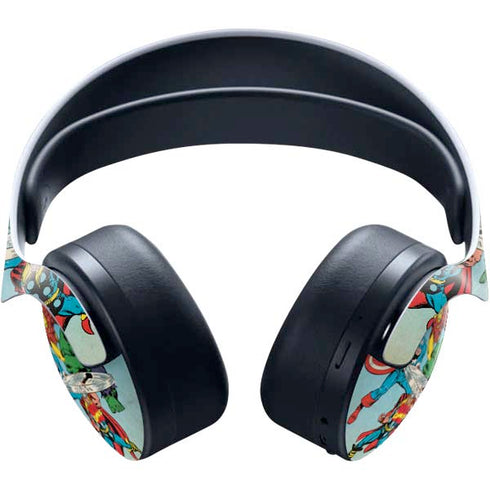 Marvel Classic Comics The Avengers PULSE 3D Wireless Headset for PS5 Skin