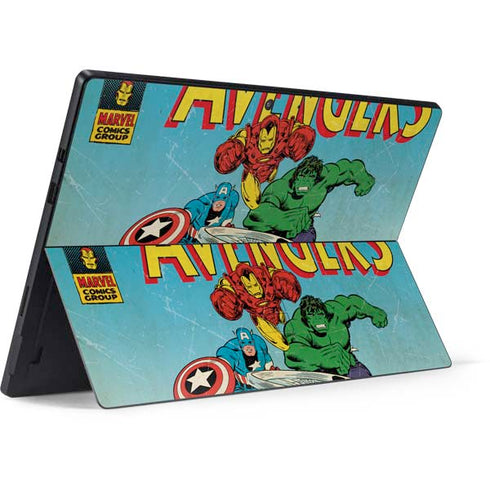Marvel Classic Comics The Avengers Surface Pro 7 Skin