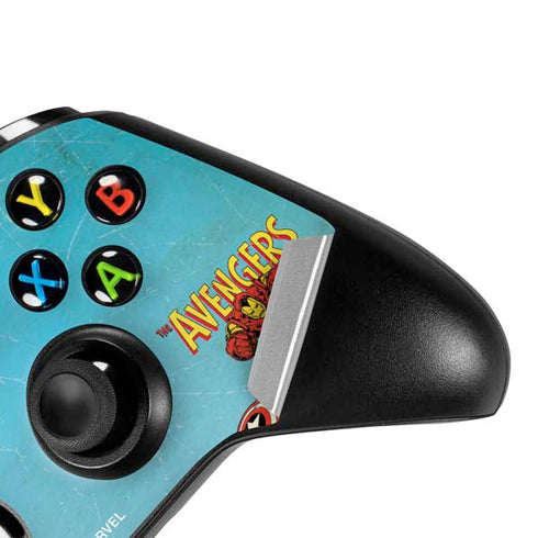 Marvel Classic Comics The Avengers Xbox One S Controller Skin