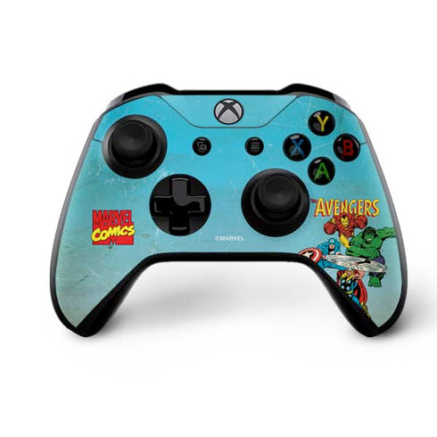 Marvel Classic Comics The Avengers Xbox One X Bundle Skin
