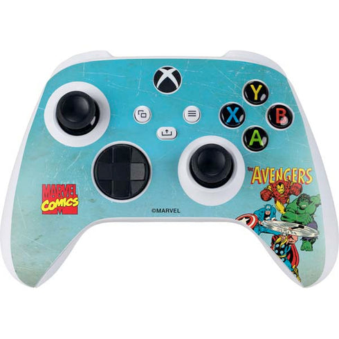 Marvel Classic Comics The Avengers Xbox Series S Controller Skin