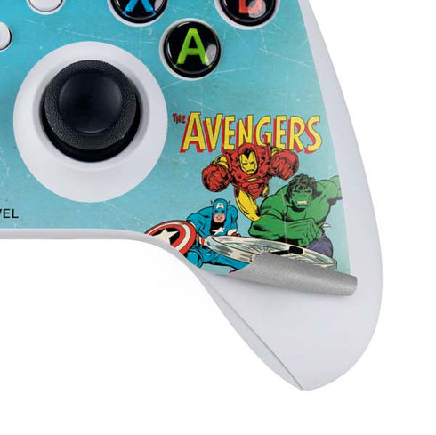 Marvel Classic Comics The Avengers Xbox Series S Controller Skin