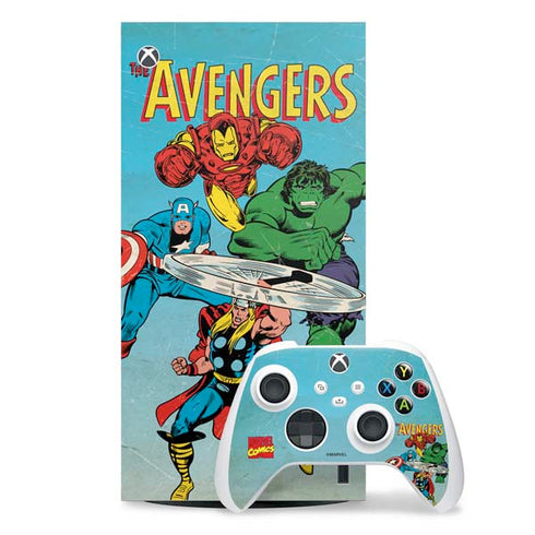 Marvel Classic Comics The Avengers XBox Series X Digital Edition Bundle Skin