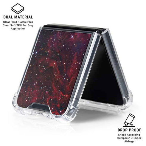 The Belt Stars of Orion Galaxy Z Flip6 Clear Case