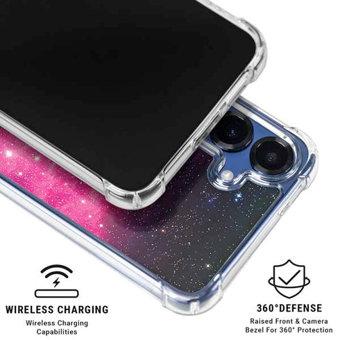 The California Nebula Galaxy S25 FE Clear Case