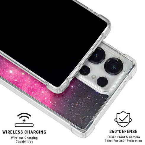 The California Nebula Galaxy S25 Ultra Clear Case