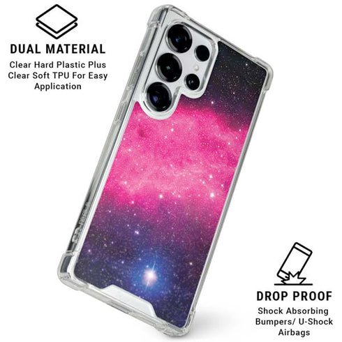 The California Nebula Galaxy S25 Ultra Clear Case