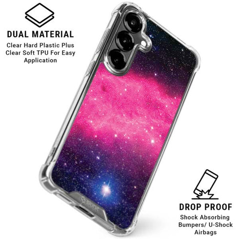 The California Nebula Galaxy S26 Plus Clear Case