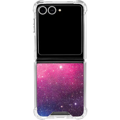The California Nebula Galaxy Z Flip7 Clear Case