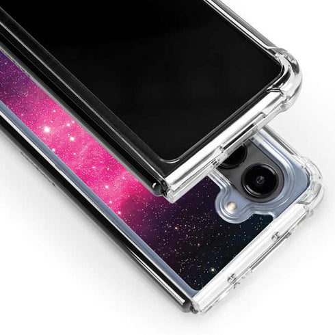 The California Nebula Galaxy Z Fold5 5G Clear Case