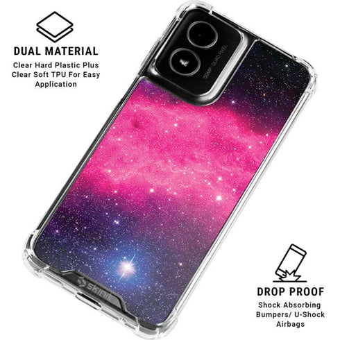 The California Nebula Moto G Power 5G (2024) Clear Case