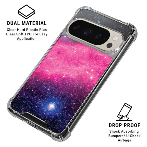 The California Nebula Pixel 9/9 Pro Clear Case