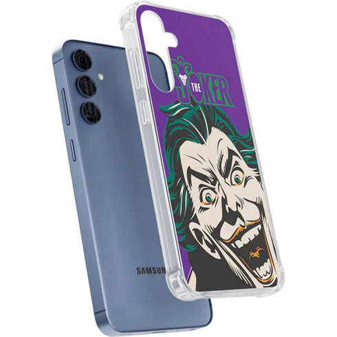 DC Comics The Joker The Classic Art Galaxy A55 5G Clear Case