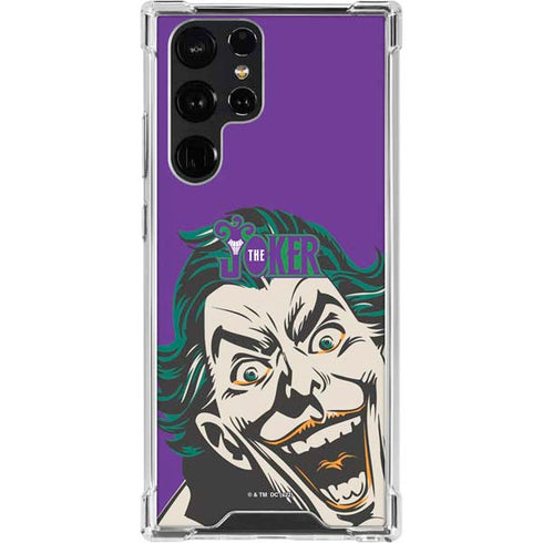 DC Comics The Joker The Classic Art Galaxy S23 Ultra Clear Case