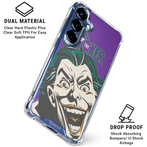 DC Comics The Joker The Classic Art Galaxy S25 Plus Clear Case