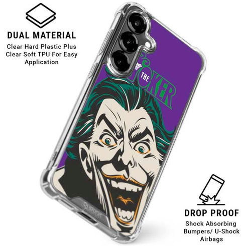 DC Comics The Joker The Classic Art Galaxy S26 Clear Case
