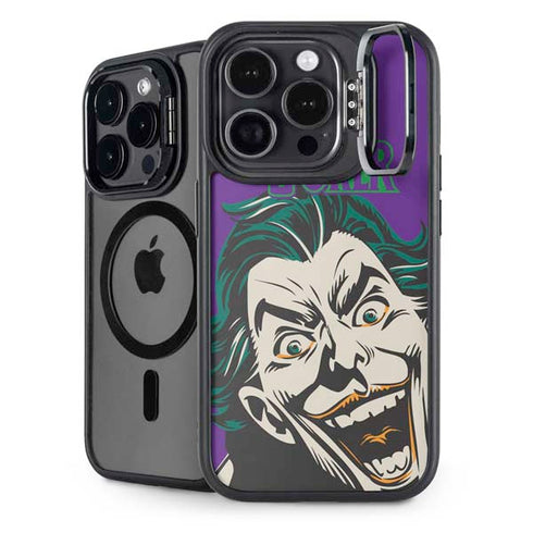 DC Comics The Joker The Classic Art iPhone 15 Pro Max Kickstand Case