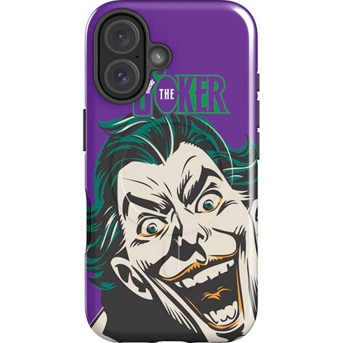 DC Comics The Joker The Classic Art iPhone 16 Magsafe Impact Case
