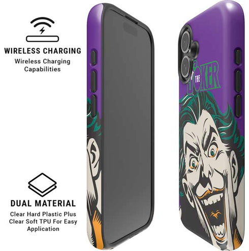 DC Comics The Joker The Classic Art iPhone 16 Magsafe Impact Case