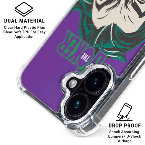 DC Comics The Joker The Classic Art iPhone 16 Plus MagSafe Case