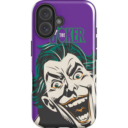 DC Comics The Joker The Classic Art iPhone 16 Plus Magsafe Impact Case