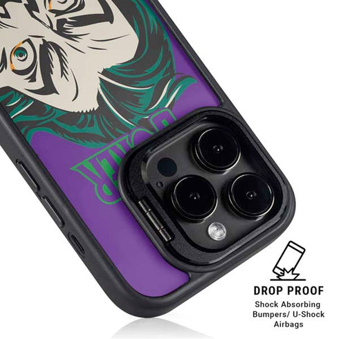 DC Comics The Joker The Classic Art iPhone 16 Pro Kickstand Case