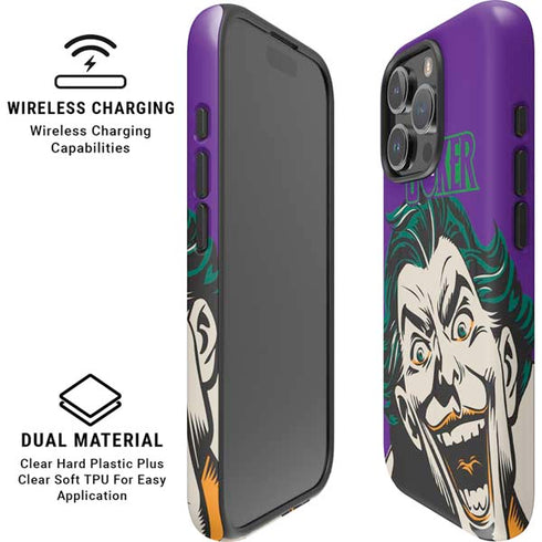 DC Comics The Joker The Classic Art iPhone 16 Pro Max Magsafe Impact Case